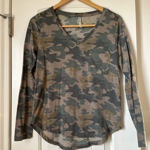 Camo Long-Sleeve Pocket Tee